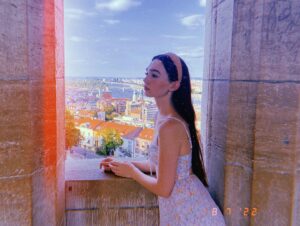 Ruby Jay Instagram - Budapest 📍Fisherman’s Bastion 
.
.
And burger king :)