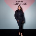 Ruby O. Fee Instagram - Anzeige | What a magical event celebrating Prada Paradoxe 🪄 Thank you for letting me be part of it. @pradabeauty you have outdone yourself. 💜 wearing @prada #pradabeauty #pradaparadoxe #pradafragrances #neverthesamealwaysmyself