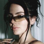 Ruby O. Fee Instagram - Posh spice 🖤 Photo @_celineparadis Styling @leonievolk 🤍