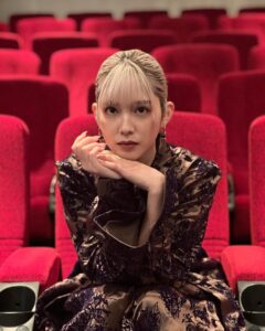 Ruka Matsuda Instagram - 映画『レディ加賀』全国公開中です！ 映画公開に伴って取材をして頂いた記事がたくさんあがっています◎ 裏話も盛りだくさんです、ぜひご覧ください！ 取材&都内先行舞台挨拶時の衣装です！ ジャケット、パンツ @shiroma_official リング　@cujacu ネックレス　@blueta1handmade ピアス　@petit_ami34 . #レディ加賀 #加賀温泉