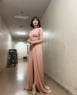 Ruka Matsuda Instagram - 先日ホテル椿山荘東京で行われました いしかわ県人会に、映画『レディ加賀』チームでお伺いさせていただいた時の写真です☺️

映画の裏話などをお話しさせて頂きました！
全国公開は2024/2/9です◎
少し先ですが、お楽しみに！

dress / @elisabettafranchi
shoes / @daianashoespress
pierce / @ari._j
necklace / @caki.jewelry
.
#レディ加賀 #映画レディ加賀