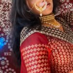 Rupali Wakode Instagram - Blurry … but my favourite 🥹 #selfportrait #lehanga #mobilephotography #seflshoot
