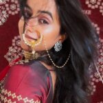 Rupali Wakode Instagram - Blurry … but my favourite 🥹 #selfportrait #lehanga #mobilephotography #seflshoot