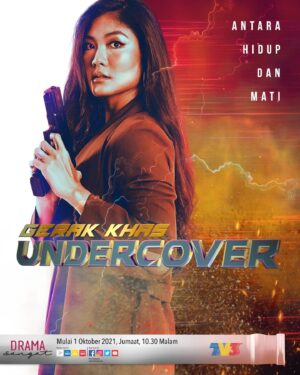 Ruzana Ibrahim Instagram - Insp. Rita calling for duty 😎

Gerak Khas Undercover.
Coming to you, 1st October 2021.

#gerakkhasundercover #dramasangat