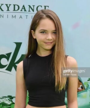 Ryan Kiera Armstrong Instagram - #luckmovie on @appletvplus @skydance MUST SEE 🎥 🍿 soooo good! 💚💚💚🥰🥰🥰