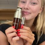 Rylee Arnold Instagram - Had to share my new favorite finds, the Clarins Double Serum and Lip Oil in shade Pitaya! @clarinsusa #ClarinsLipOil #DoubleSerum #ClarinsPartner