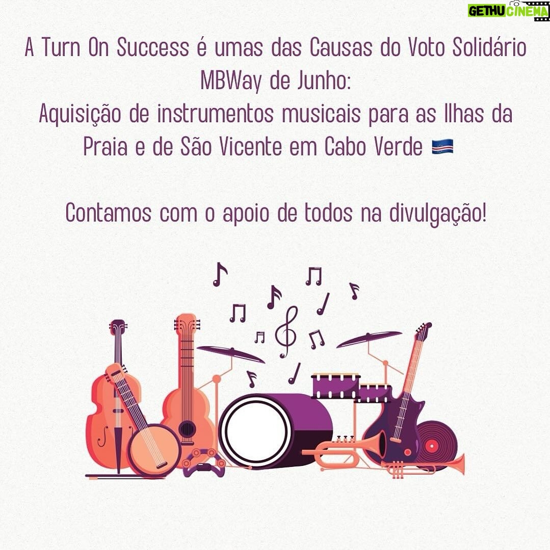 Sónia Tavares Instagram - Repost @turn_on_success O seu voto pode fazer a diferença! Somos uma das instituições escolhidas para o mês de Junho 🥳👏 1 donativo = 1 voto A causa vencedora receberá um contributo de 1.500€ da SIBS. A segunda causa solidária com mais votos irá receber 500€ da SIBS. Doe no Ser Solidário do @_mbway A Turn On Success conta com a vossa partilha 🥰 . . #musica #partilha #sersolidario #mbway #todosjuntosadoar #accoescomsentido #inspiração #escolademusica