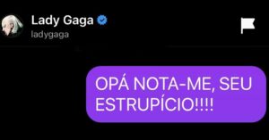 Sónia Tavares Instagram - Há 300 anos a tentar que a @ladygaga repare em mim! 
Lady Gagaaaa, ó Lady Gagaaaa!!! 
Itz mi, Sunia Tavuris di Portugali !!! 
Note mi!!!! Pliz!!! 🙌