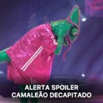 Sónia Tavares Instagram - 🚨 ALERTA SPOILER 🚨 Mais um Camaleão decapitado e adivinhem? 😳 Desta vez, era a nossa ex-investigadora @soniatavaresofficial quem se escondia por detrás deste lagarto cabeçudo! 😱 E o melhor (ou pior 😂), é que nenhum dos investigadores conseguiu adivinhar, a não ser a nossa @caroloureiro que adivinhou à última da hora, já depois de ter dado um palpite incorreto… 😬 Quem, aí desse lado, conseguiu adivinhar? 👀 #sic #amascara #quartaedicao #novatemporada #apresentador #investigadores #misterio #musica #revelacao