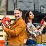 Sıla Şahin Instagram - Die beiden sind schon ein echt gutes Team 🤝 #awz #alleswaszählt #silasahin #stefanbockelman Foto: RTL / Julia Feldhagen