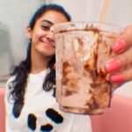 Saanve Megghana Instagram - I can have bucket full of chocolate Icecream! Relatable? 🫠🤫 Ft. Chocolate Xtreme - SoftyDen, Abids. (Visited every week when I was little and when I didn’t know what guilt meant)