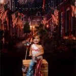 Sabrina Bryan Instagram - Who’s ready for 4th of July Weekend!?!? This little firecracker is!!! (Do not be alarmed Sparkler is photo shopped 😘) #comilliamonroe #july4th #america #missindependent 📸: @photos2bdesired
