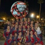 Sabrina Bryan Instagram - @udadance Nationals with my @ylhssong Glitterbugs! ❤️✨ you shined all weekend! Huge thank you to the parents for making this such an amazing trip, my coaching staff for always being my rock, and my girls for bringing everything you got-never backing down-and making YL POM History! I love you all so much! Let’s do it ONE MORE TIME!!! #udadance #coachlife #dancecoach #6thinthenation #roadtousanationals #mustangs #ylhssong