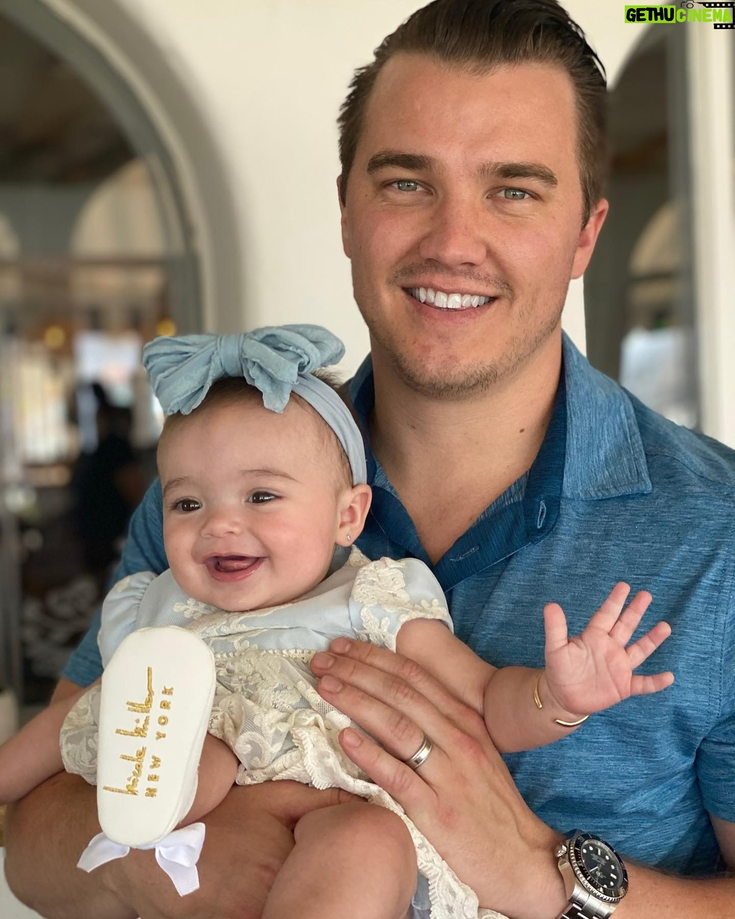 Sabrina Bryan Instagram - Happy Father’s Day! I love watching you and Monroe’s bond grow stronger and stronger. We are the luckiest girls in the world! #fathersday #daddysgirls #girldad