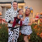 Sabrina Bryan Instagram – Halloween 2022 Cruella and her Dalmatians! ❤️🤍🖤 if you know Little Miss Monroe you know that she is OBSESSED with puppies!! In a good way of course! This was the perfect theme for our baby girl’s 3rd Halloween! #comilliamonroe #halloween2022 #cruelladevil #puppycrazy