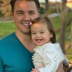 Sabrina Bryan Instagram - Happy Father’s Day! I love watching you and Monroe’s bond grow stronger and stronger. We are the luckiest girls in the world! #fathersday #daddysgirls #girldad