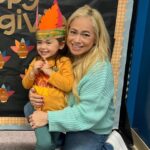 Sabrina Bryan Instagram - Thankful for every minute I get to watch this little one grow!! I’m so blessed to be able to be right next to her for all her firsts at Preschool! She is loving every minute of it and so am I! I love being your mommy Monroe! Hope you all share amazing memories with family and friends this holiday weekend! Happy Thanksgiving! #turkeyday #blessed #momlife #preschoolmemories