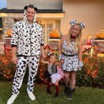 Sabrina Bryan Instagram – Halloween 2022 Cruella and her Dalmatians! ❤️🤍🖤 if you know Little Miss Monroe you know that she is OBSESSED with puppies!! In a good way of course! This was the perfect theme for our baby girl’s 3rd Halloween! #comilliamonroe #halloween2022 #cruelladevil #puppycrazy