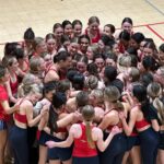 Sabrina Bryan Instagram - To my Fab Four! Thank you to each one of you for bringing your hearts and passion for our sport, demonstrating consistency in skills and leadership, and ALWAYS bringing your A game to every single practice. Coaches dream to have teams made of kids just like you…and your teammates will never forget the memories and impact you have had on their lives. Can’t wait to see the Mustang Stampede charging this at Nationals…..this weekend is for you…I love you Glitterbugs! ❤️🎶💙 #myglitterbugs #mustangpride #coach #coachlife #runwiththestampede