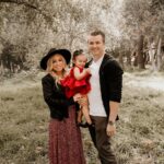 Sabrina Bryan Instagram - Happy Holidays! So many blessing to be thankful for. We are so excited to grow our family and that Monroe gets to be a Big Sister! #christmas2022 Thank you @photos2bdesired for always capturing the best moments for our family. 📸