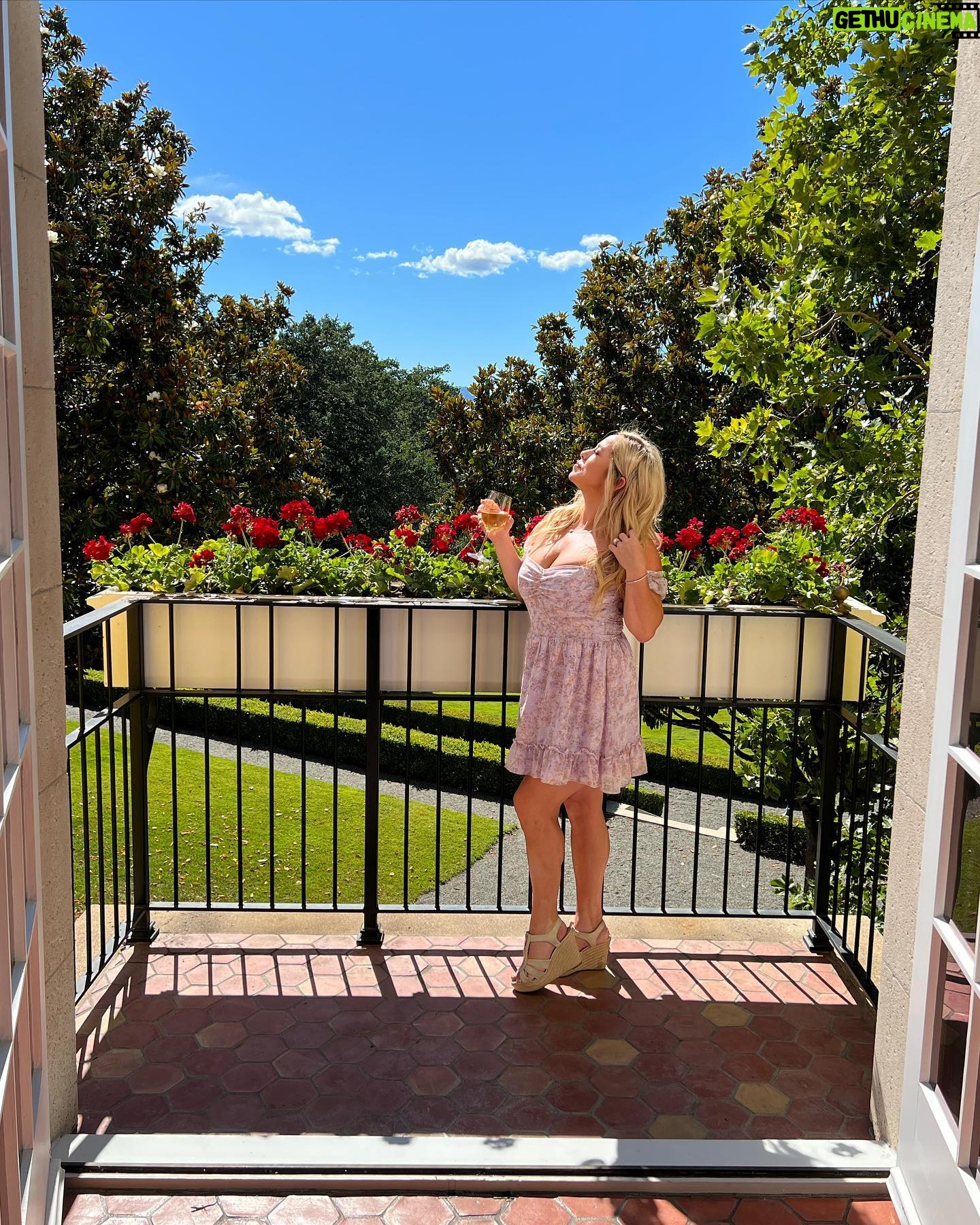 Sabrina Bryan Instagram - Sneak peak at the gorgeous @jordanwinery trip my hubs whisked me away to last weekend!! 🌹🍷#jordanwinery #momanddad #lovenest #atripforjustus #onceuponalundberg