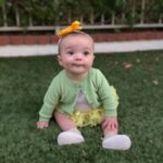 Sabrina Bryan Instagram - Happy St.Patricks Day!! Swipe to see a throw back from last year and how much this little one has grown! #stpattysday #rainbowvibes #wheredidmybabygo 🍀🌈❤️