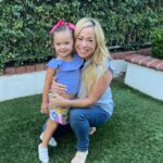 Sabrina Bryan Instagram – Monroe’s First Day of Preschool! 💖 This little one amazes me with how brave she is to “strut” right into new experiences…all while Mommy is having a slight melt down and having to be pulled away from the door by Dad 😭🤣 although I can’t wrap my head around the fact that we are already here…we are SO happy that our baby girl loves her teacher and is sooooo excited to go to school!! ❤️🍎 #latermom #firstdayofschool #minimomheartattack #dontworry #momsdoingok