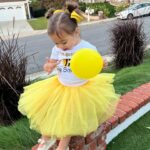 Sabrina Bryan Instagram - “I’m going to BEE a Big Sister!!” Gender Reveal tomorrow!!! 🐝💗💙 #comilliamonroe #bigsister #bigsisterreportingforduty #genderreveal #familytime