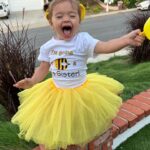 Sabrina Bryan Instagram - “I’m going to BEE a Big Sister!!” Gender Reveal tomorrow!!! 🐝💗💙 #comilliamonroe #bigsister #bigsisterreportingforduty #genderreveal #familytime