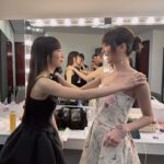 Sabrina Ng Instagram - 記錄開心時刻🫧 Makeup/ @hulda_mua 💓 & @guerlain Hair/ Chorus Ko Stylist/ @exactly.the.sam 💞 Dress/ @eliesaabworld Jewellery/ @chopard Heels/ @louboutinworld