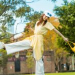 Sabrina Ng Instagram – 夏天就嚟啦☀️Outfit緊係要Sharp得嚟又要有自己style啦！黃色tone on tone夠晒energetic💛
@PoloRalphLauren

#OnlyPolo
#RalphLaurenHK
