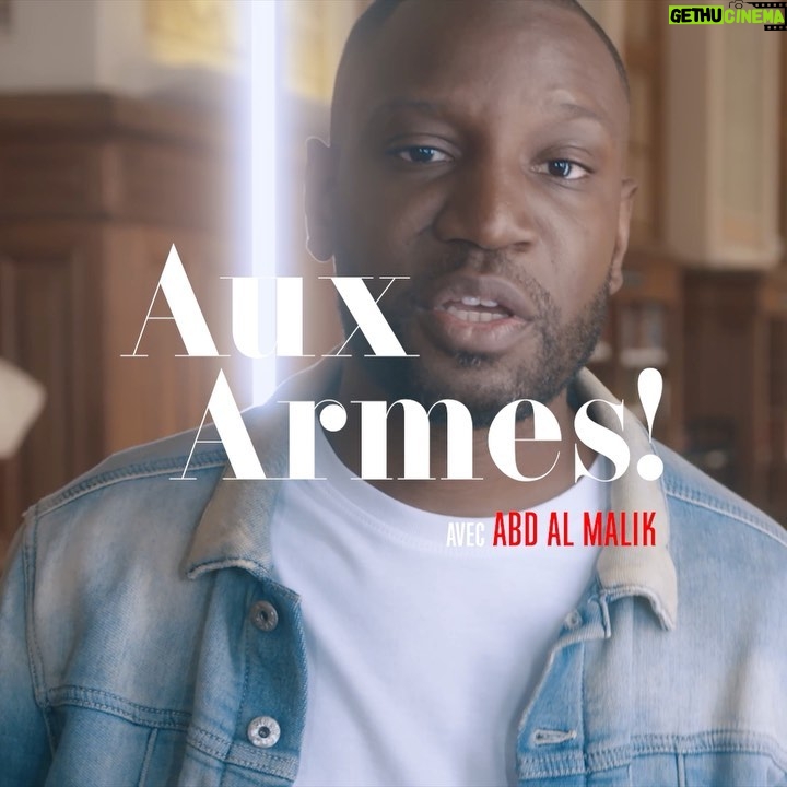 Sabrina Ouazani Instagram - Immense @abdalmalikmusic qui nous lit , nous interprète et redonne tout son sens au texte « Aux Armes ! » . Tu me bouleverses Malik ✨ Merci pour ce cadeau 🙏🏽 La vidéo complète est disponible sur YouTube les Amis @joursdegloireofficiel