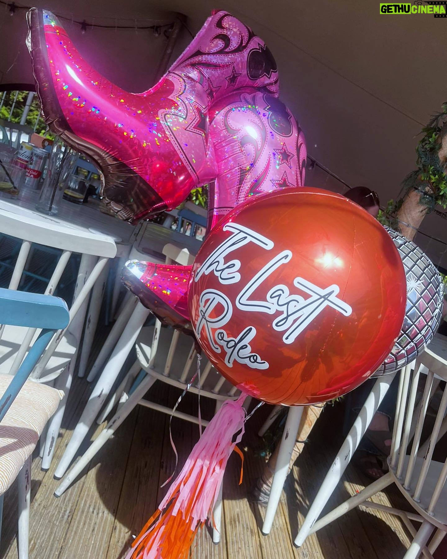 Sacha Parkinson - 1.2K Likes - Her last rodeoooo 😝🪩🤙🏼 The plus side to my best friend having a (majorly) delayed wedding is getting to celebrate her TWICE 😝💕 B-fest 2.0 - what a weekend. You’re so loved my beautiful friend. Let the countdown begin 🥹🤍