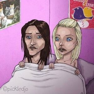 Sacha Parkinson Instagram - Happy Manchester Pride from the street’s OG’s 😝✨🌈💕

Corrie, thanks for being iconic. Because of you there is a buncha people out there who gained the confidence to live authentically far sooner than they would have done without this storyline, and the worlds more magical for it ✨

Sophie & Sian forever IDST 💜