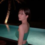 Sachika Nitta Instagram - 今年の夏は緑多め🫛🫛 そして控えめな腹筋(フルコース食べた後の言い訳。笑)、 控えめな露出が気分🙂‍↕️ 女性やけどというか、女性やからというか、 やはり私は曲線美が好きなんよねぇ〜🫶🏽 それぞれのオリジナルの美術品、いっぱい愛でたい🫶🏽