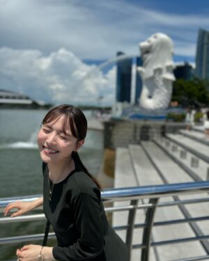 Sachika Nitta Instagram - Nice to meet you, Merlion🦁⛲️