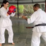 Sadia Khateeb Instagram - 2024 feels like a warrior 🥊🥋 #kyokushin #kyokushinkarate #lifelately #sensie