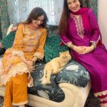 Sadia Khateeb Instagram – Nothing feels better than eid at home with my homies 🍀🌸