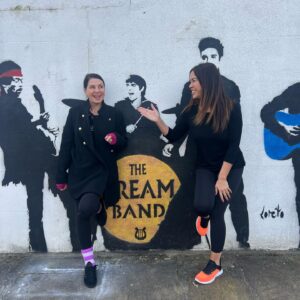 Sadie Frost Instagram - When you’re obsessed with the new mural outside Exhales Primrose Hill Studio full of rock and roll legends and realize one of your clients is the OG rock and roll chick 🤩

We love you @sadielizafrost ❤️