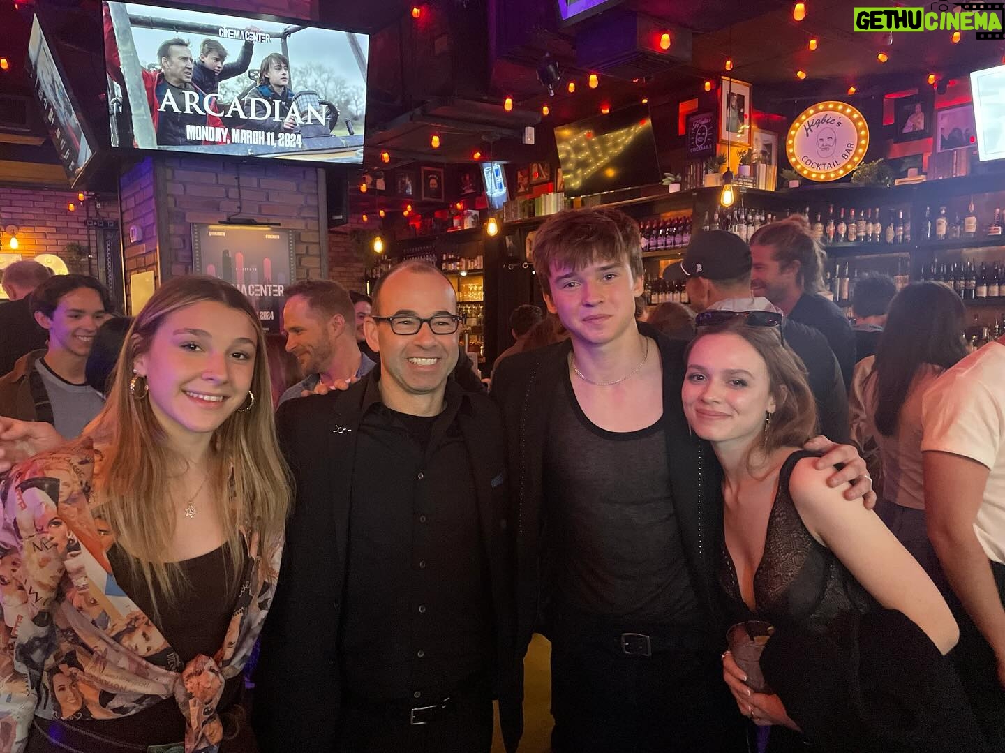 Sadie Soverall Instagram - Arcadian premiere at @sxsw ! Wow what an incredible few days- I’m so grateful to everyone who made it possible for me to be there to support this wonderful film! Austin is the most beautiful city I’m definitely coming back ( ps, as a huge impractical jokers fan this was the cherry on top of a phenomenal weekend ) Find Arcadian in theatres from April 12th ! 🪳🏌️🌌 Thank you ! @personalpruk @ruby.phet @nataliesdays @celine @annahcstyle HMU ❤️ @ariel_beautyco @sophiaartistry