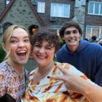 Sadie Stanley Instagram - Reasons to watch Somewhere In Queens out in theaters today… - Ray Romano, Laurie Metcalf and the rest of this incredible cast. - @jjacobward ‘s bowl cut - Wally the pencil guy We filmed this movie 2 years ago and I’m so happy it’s finally out. Pls buy tickets or Jacob’s haircut and all the meatballs we had to eat will have been for nothing🫶🏼