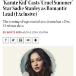 Sadie Stanley Instagram – Grew up watching this franchise- this is v v cool !!✨