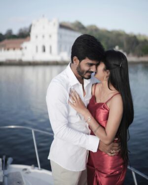 Sahana Shetty Instagram - With you always and in all ways🤍😚
.
Happy 5 months, my baby! Love you💕

#sahanian #sahana_shetty #prathaandsana #prana🥳 #couplelove #love #husbandandwife💑