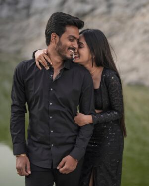 Sahana Shetty Instagram - You’re treasured for life❤️

#myman 

Shot by: @suhas_sapthagiri 
Me wearing: @classy.designerhouse 

#prana🥳 #sahanian #sahana_shetty #mymister #taken #couple