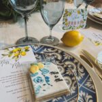 Sahar Golestani Instagram - I had the most ✨magical✨ italian themed bridal shower 🍋. I was really showered with love, I’m so lucky to have such wonderful friends 💙💛 4 more days till the big day! . . Special thanks to @itssabzi my little hostess and visionary. @officialavamae for the most beautiful backdrop and @rimafakih for helping bringing it all to life 💛 also still drooling over my caviar table 🤤