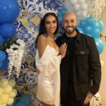 Sahar Golestani Instagram - I had the most ✨magical✨ italian themed bridal shower 🍋. I was really showered with love, I’m so lucky to have such wonderful friends 💙💛 4 more days till the big day! . . Special thanks to @itssabzi my little hostess and visionary. @officialavamae for the most beautiful backdrop and @rimafakih for helping bringing it all to life 💛 also still drooling over my caviar table 🤤