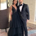 Sahar Golestani Instagram - With my forever person at our forever people’s special day ♥️. My dress @hertroveofficial by @gattinollibymarwan