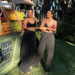 Sahar Golestani Instagram - An Italian summer in LA 🍋😍 twinning w/ @ash_kholm 👯‍♀️