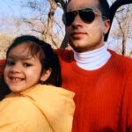 Sahher Bambba Instagram - 5 year old me with papa bear 🐻🥹