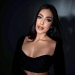 Sahher Bambba Instagram - 🌚 . . 📸 : @palashsverma Styled by : @sheefajgilani Wearing @labelmanikananda Makeup : @makeupbynyrika Hair : @hairloom_by_akanksha